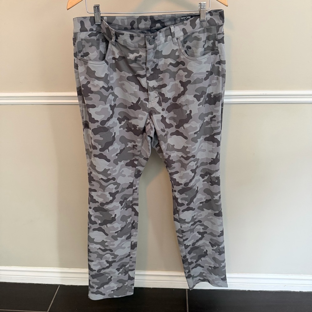 G/FORE Gray Camouflage Cargo Pants
